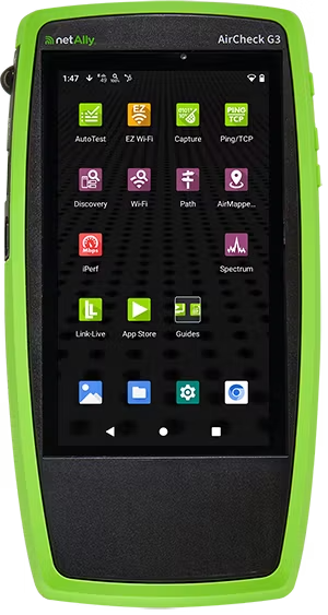 NetAlly AirCheck G3E Pro Test Kit – WLAN-Tester inkl. NXT-2000 & Test Accessory