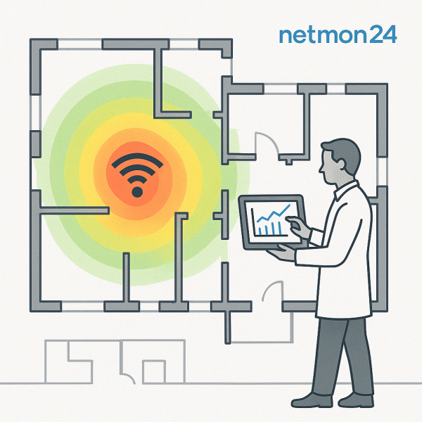 WLAN-Dienstleistung vor Ort